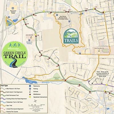 Green Circle Trail in Winchester VA