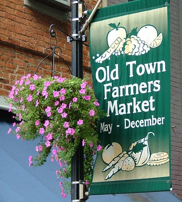 Old Town Farmers Market Banner